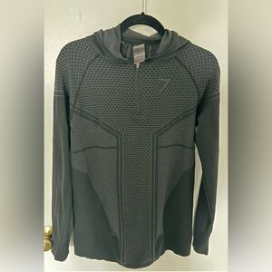 GymShark Onyx V3 3.0 Imperial Black Hoodie Size Medium Rare